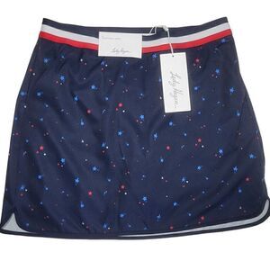 Lady Hagen Golf Skort Womens Size Small UPF 50 Stars Patriotic Pull On Skirt NEW